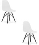 Bravolo OSAKA Szék Fehér / Lábak Fekete x 2