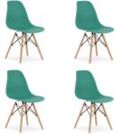 Bravolo OSAKA Szék Zöld / Természetes Lábak x 4