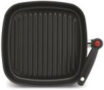 Elcadis Tigaie Grill cu Maner Reclinabil, 28 x 28 cm, Italia, Piardi (ELC-PD-GRILL-28X28-REC)
