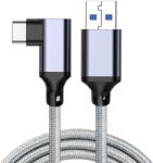 Thunder Germany UVR-300 (USB-A - USB-C könyökcsatlakozó) VR kábel, USB 3.1 (3m)