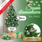 SPRINGOS Karácsonyfa 180cm CT0111 (CT0111)