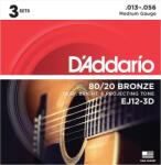D'Addario EJ12-3D Akusztikus gitárhúrok (EJ12-3D)