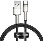 Baseus Cablu USB to USB-C 66W 1M Negru Baseus CAKF000101 Cafule Series Metal