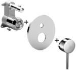 Kronenbach Készlet kád és zuhany csaptelep Kronenbach Lima 2.0 100.2103CRKB, falsík alatti csaptelep elem Kronenbach Universal 01800180 KB (1002103CRKBSet)