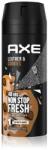 AXE deo collision leather + cookies fekete 150 ml spray dezodor