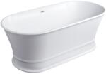 Omnires Classica M+ térben álló kád 170x84 cm ovális fehér CLASSICA170WWZPBM (CLASSICA170WWZPBM)