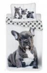 Jerry Fabrics Kutyás ágyneműhuzat bulldog 140x200cm 70x90cm (JFK017203)