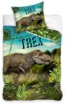 Carbotex Dinoszaurusz ágyneműhuzat t-rex zöld 140x200cm 70x90cm