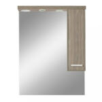 Leziter Dulap suspendat cu oglindă Nerva 75 cm, ulm Rauna (MS75FKZRSZRSZ)