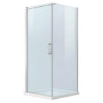 Leziter Cabină de duș pătrată simplă cu ușă batantă (SPL01-90)