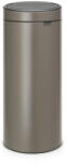 Brabantia Сиво стоманено кошче за боклук, отваряне с докосване 30 l Touch Bin - Brabantia (115363)