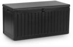 Plonos 270 literes kerti tároló láda 109x51x55 cm, fekete (480000)