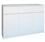 Nidilio 3D3S Komód - Fehér