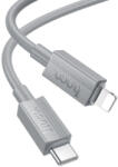 hoco. PD 27W 1m USB C - Lightning kábel X107 szürke