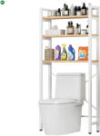  Polcállvány WC fölé, tölgy natural/fehér, BALRAM