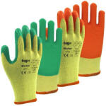  Kesztyű poliészter latex mártással TOP WORKER 9-es (PE-6277)