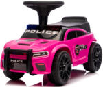 R-Sport Lábbal hajtható J3 bébitaxi, rendőr autó - rózsaszín (BEBITAXI-J3-police-pink)