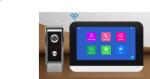 Veria Intelligens 7"-os videó ajtócsengő monitorral - Tuya, WiFi/PoE, 1080p, éjszakai látás, távoli feloldás