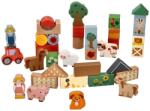 Adam Toys Cuburi de lemn - Aventuri la fermă