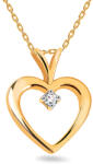 Heratis Forever Arany medál briliánssal szív BSBR021P