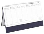 Toptimer Asztali naptár kép nélküli TOPTIMER T051 álló fehér lapos kék 2026 (T510T-004)