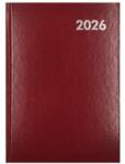 Alisca Határidőnapló ALISCA B/5 napi fehér lapos bordó 2027 (260600/BO) - robbitairodaszer