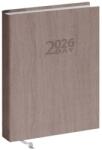 Realsystem Zsebnaptár REALSYSTEM 2 Day B/6 kétnapos álló fehér lapos Drapp 2027 (5441-07) - robbitairodaszer