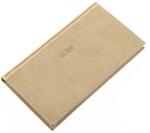 Realsystem Zsebnaptár REALSYSTEM Bolero fekvő sárga lapos drapp 2026 (5712-46) - robbitairodaszer