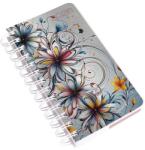 Realsystem Határidőnapló REALSYSTEM SP5 spirál A/6 napi fehér lapos absztrakt 2026 (8721-56) - robbitairodaszer