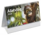 Toptimer Asztali naptár képes TOPTIMER T058 álló fehér lapos Állatvilág 2027 (T582P-00P) - robbitairodaszer