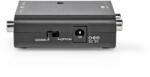 NEDIS ACON2509BK digitális audio konverter, Toslink/RCA bemenet, 2x RCA kimenet, fekete (ACON2509BK)