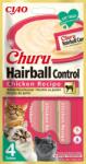 Churu Schleck Snack Hairball Control 4x14 g - Csirke