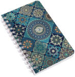 REALSYSTEM Zsebnaptár REALSYSTEM SP3 spirál mini 78x128mm heti fehér lapos mozaik 2026 (8811-52) - papir-bolt