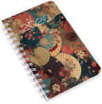 REALSYSTEM Zsebnaptár REALSYSTEM SP3 spirál mini 78x128mm heti fehér lapos Ernyők 2026 (8811-55) - papir-bolt