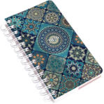 Realsystem Határidőnapló REALSYSTEM SP5 spirál A/6 napi fehér lapos mozaik 2026 (8721-52) - papir-bolt