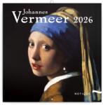 Realsystem Falinaptár képes lemeznaptár 300x300mm, Johannes Vermeer Realsystem 2026 (63521)