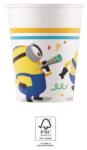 Procos Minions The Rise of Gru, Minyonok papír pohár 8 db-os 200 ml FSC (PNN93512)
