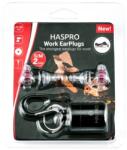 Haspro Átlátszó szilikon füldugók munkához - Work Haspro (2 pár, S/M)