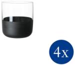 Villeroy and Boch V&B Manufacture Rock Glass pohár szett 4részes röviditalos (11-3798-8240)