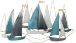 Art Galéria Kék vitorlások versenye - fém fali dekoráció