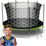 Neo-Sport Kerti trambulin 13ft/404cm belső hálóval és létrával Neo-Sport (NS-13W231)