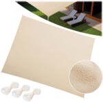 Plonos Téglalap alakú napernyő vitorla 3x4m Plonos PL-885 bézs (488501)