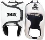  Cască box CombatX - protecție integrală, piele sintetică PU, antrenament și sparring Alb L (AS-53464-02)