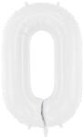  0'' számú fóliaballon, 86 cm, fehér (FB130-0-008)