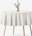 Goldea ünnepi kör alakú teflonos terítő - tej színű nagy ornamentekkel ékesített Ø 160 cm