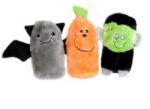 ZippyPaws Halloween Squeakie Buddies - Frankenstein Pumpkin Bat