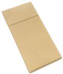 Pack Service Evőeszköztartós textilhatású szalvéta 40x32 cm 1/8 hajtású 50 lap/csomag - natúr barna