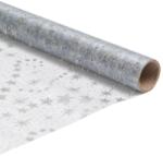  Karácsonyi asztalterítő futó - szürke / ezüst - 180 x 28 cm (GL456)