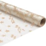  Karácsonyi asztalterítő futó - bézs / arany - 180 x 28 cm (GL454)