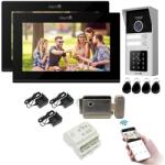 Mentor Kit VideoInterfon WiFi 2 familii Mentor SYKT073B 7 inch FHD 2MP IP65 2 fire Negru (MMDSYKT073B)